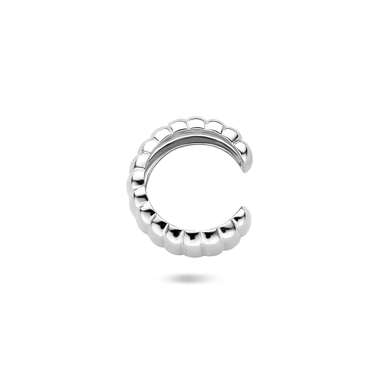Ear cuff de plata rodiada – por unidad