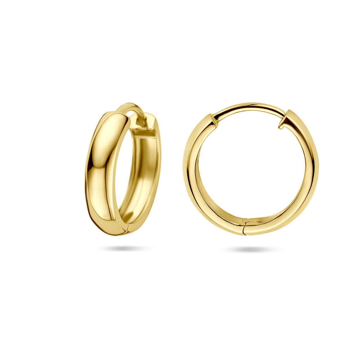 aros de oro amarillo de 9k 3,5 mm