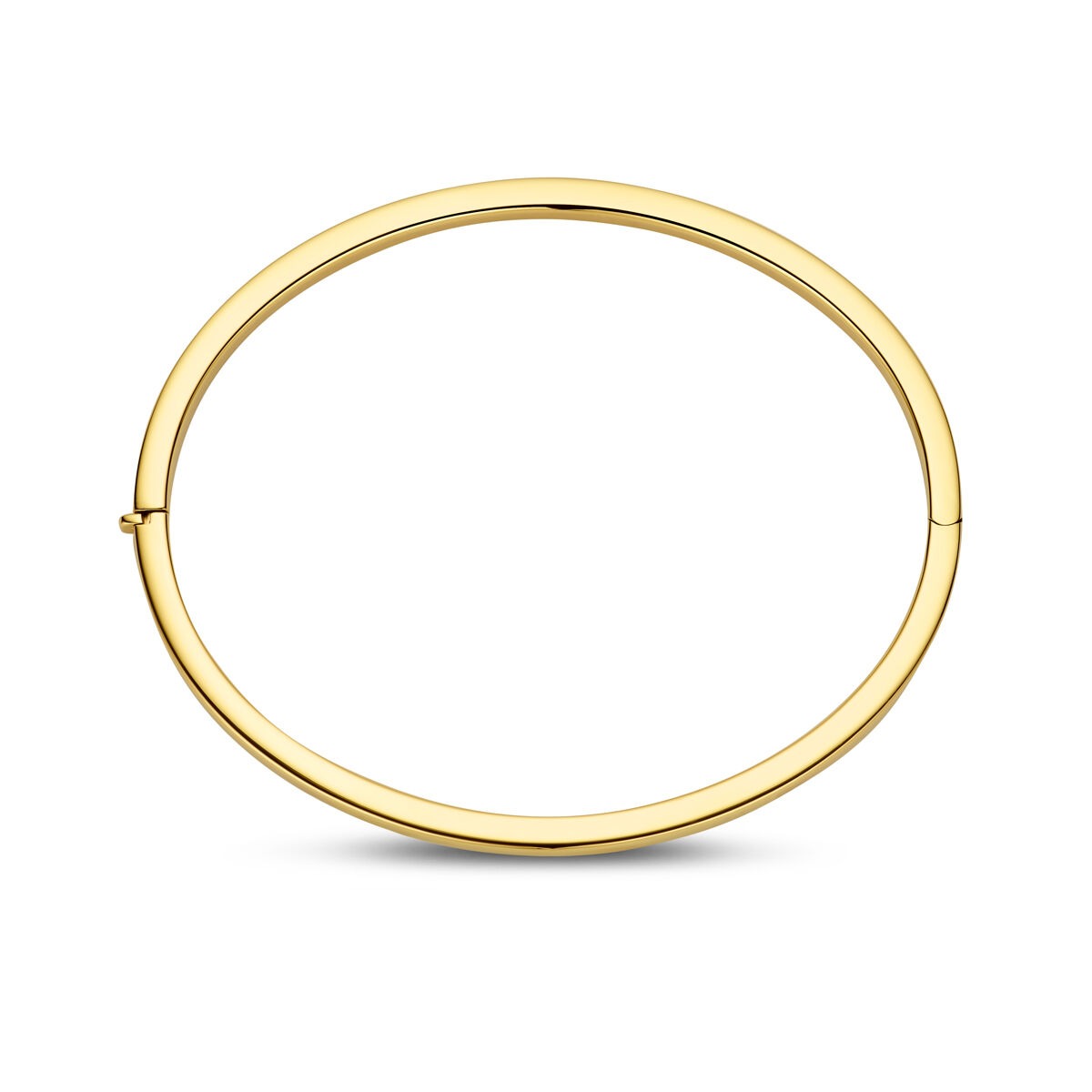 Bangle de mujer en oro – 14k con cierre de bisagra
