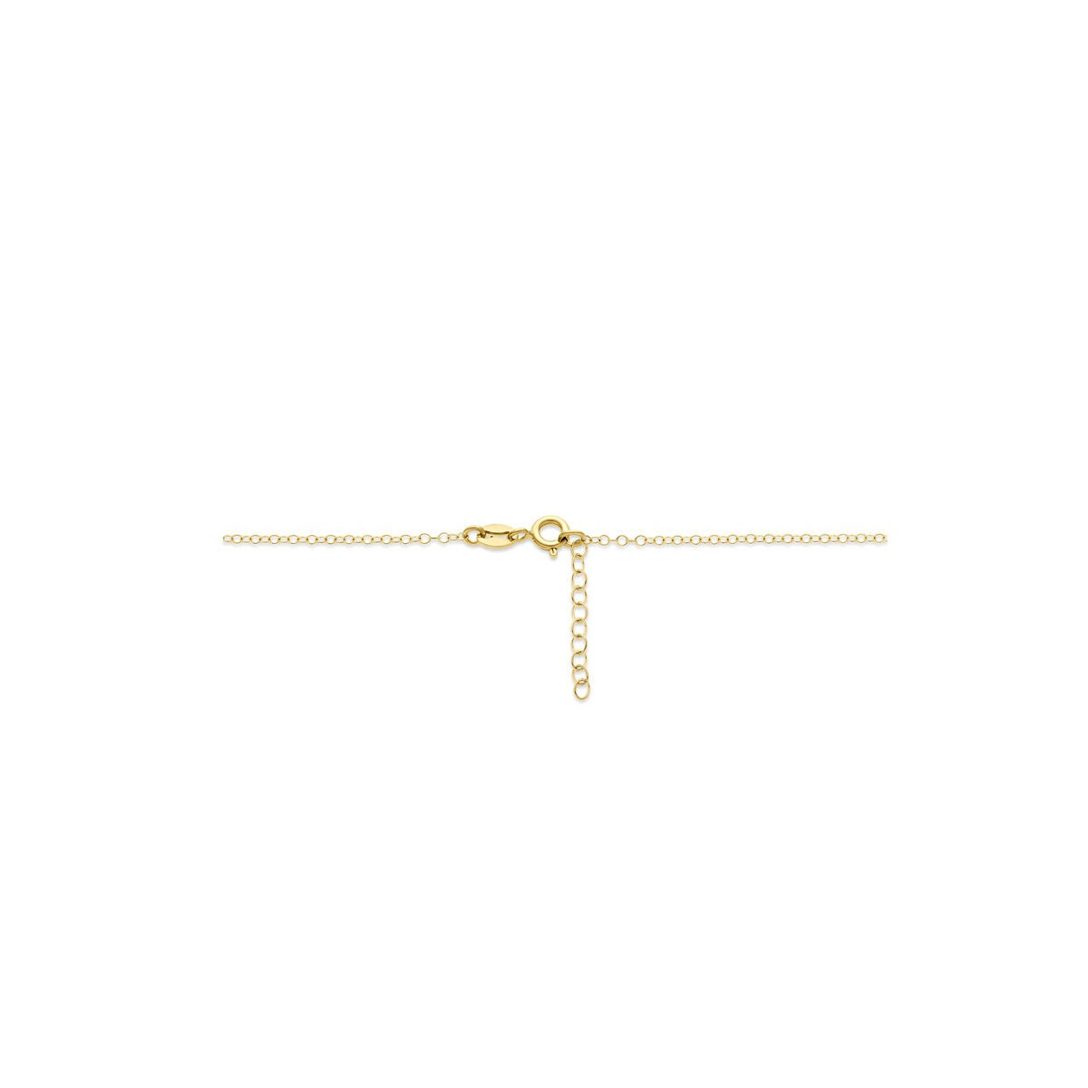 Collar de oro amarillo con eslabones ovalados