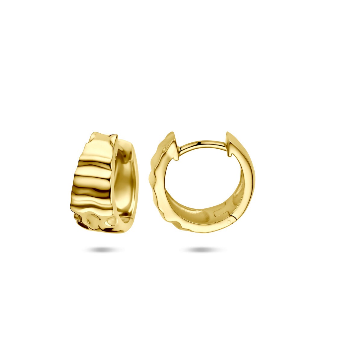 Aros chapados en oro de plata – 925 plata