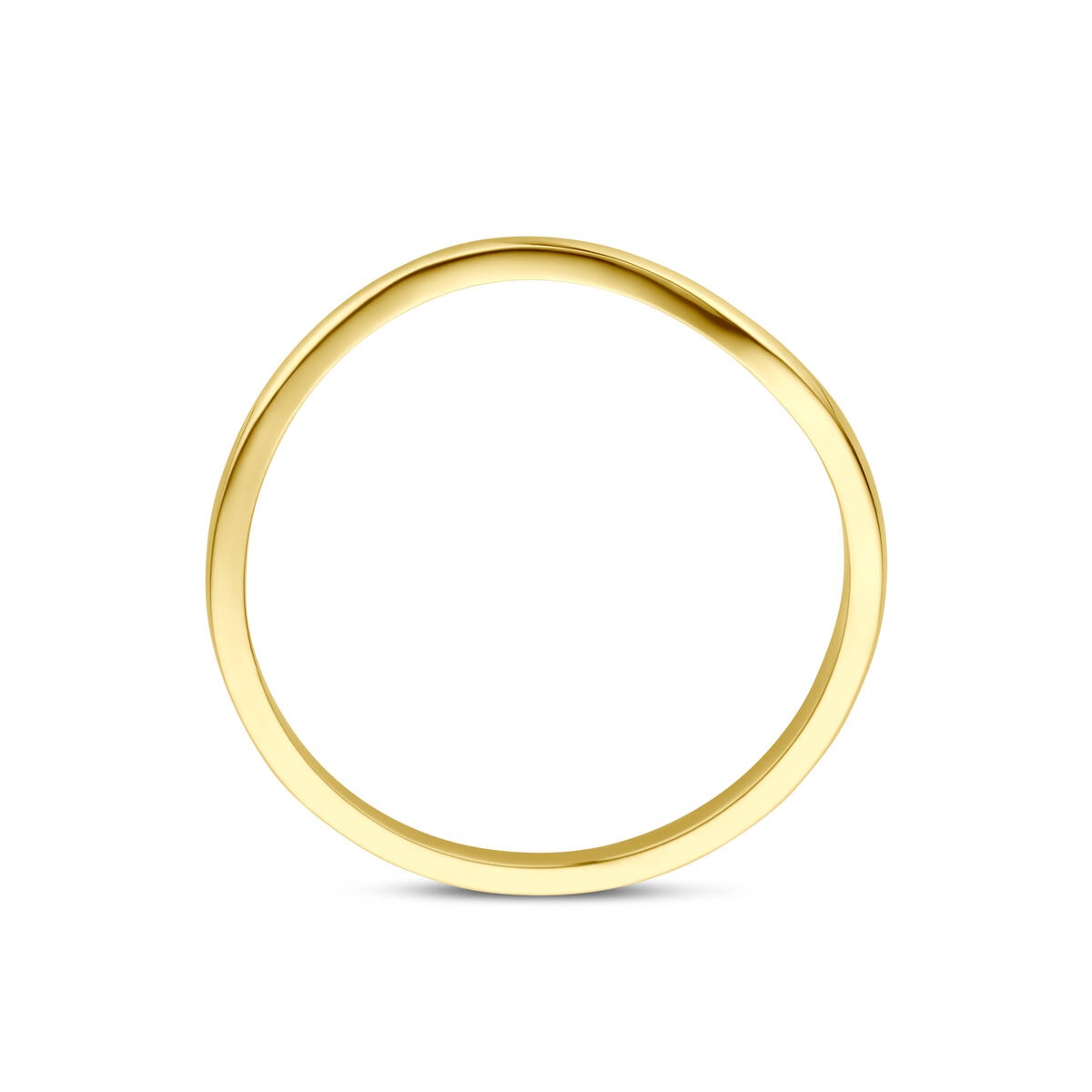 anillo de oro amarillo 3 mm
