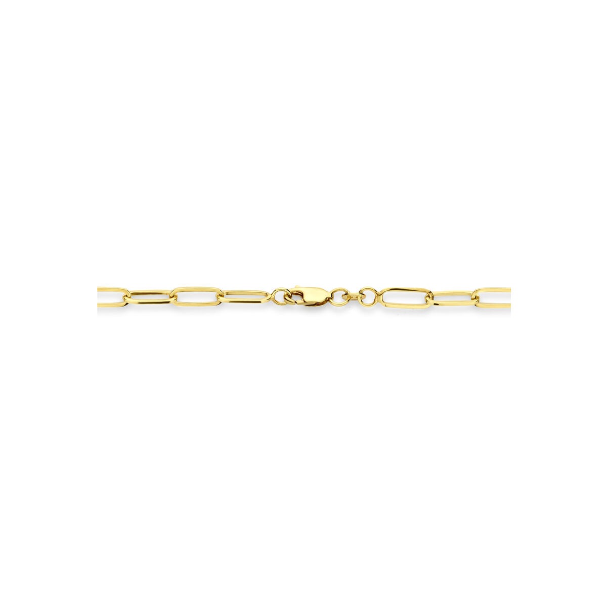 collar de oro amarillo con núcleo de plata 45 cm