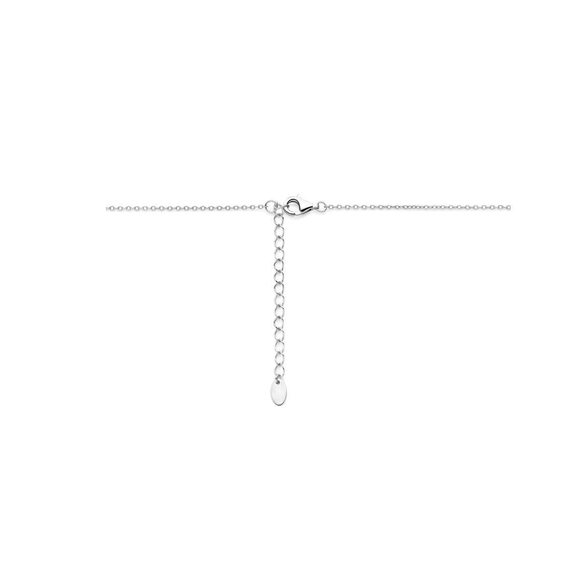 Collar de plata rodiado con circonitas – Entourage