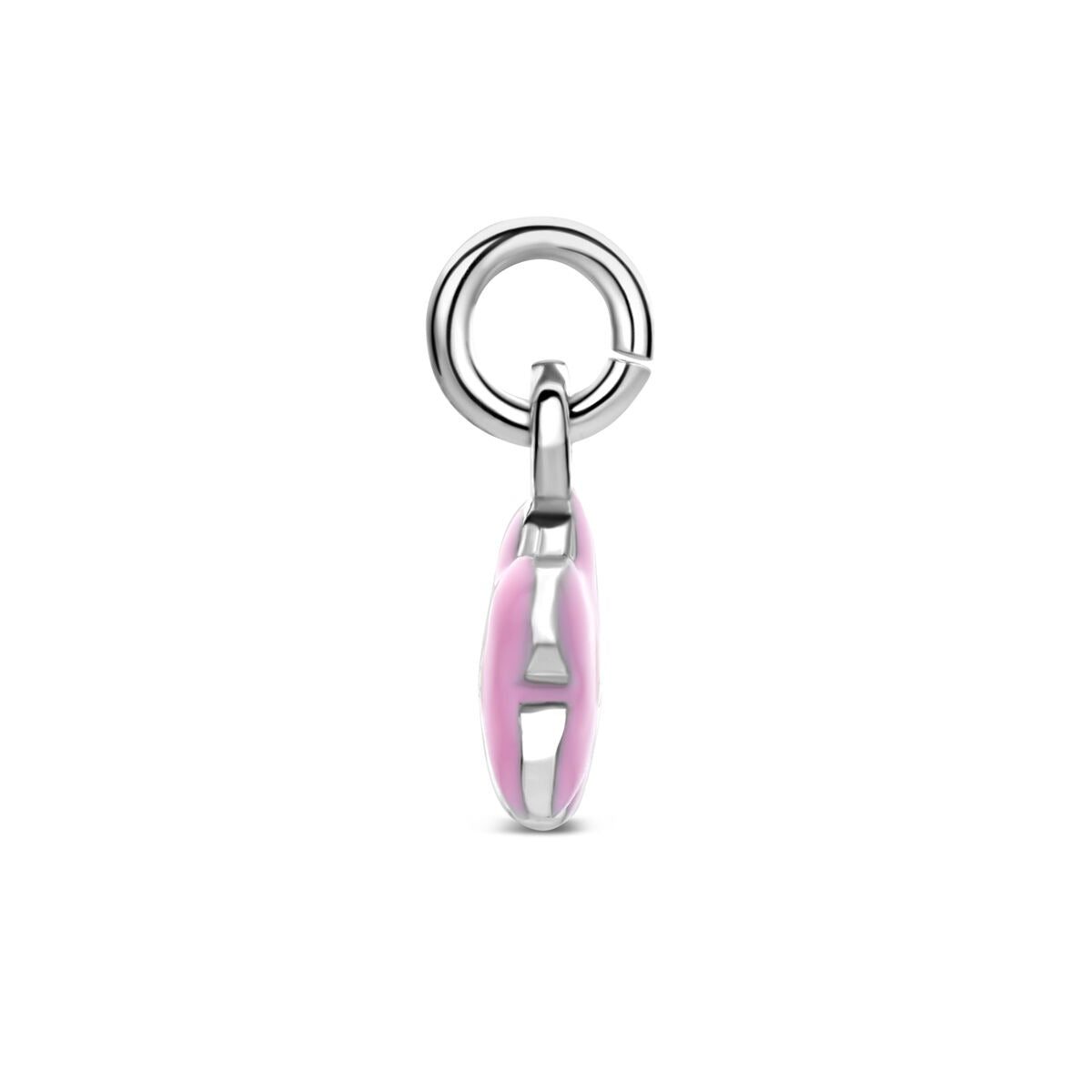 Colgante infantil de flor en plata 925 rodiada