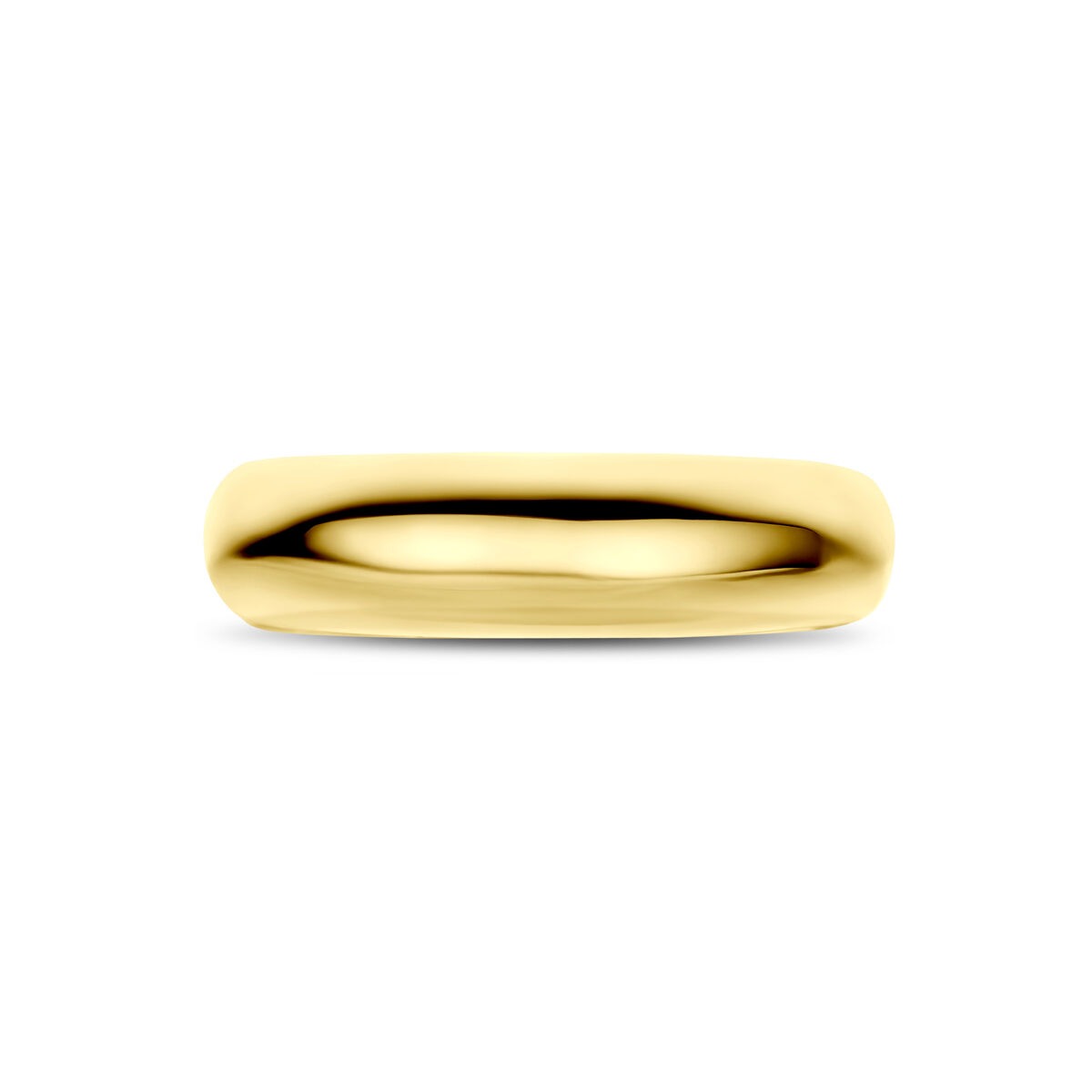 anillo de mujer de oro amarillo de 5.5mm de ancho