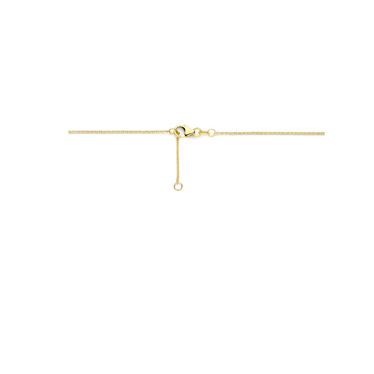 Collar de mujer de oro 14k con diamante 0.27ct
