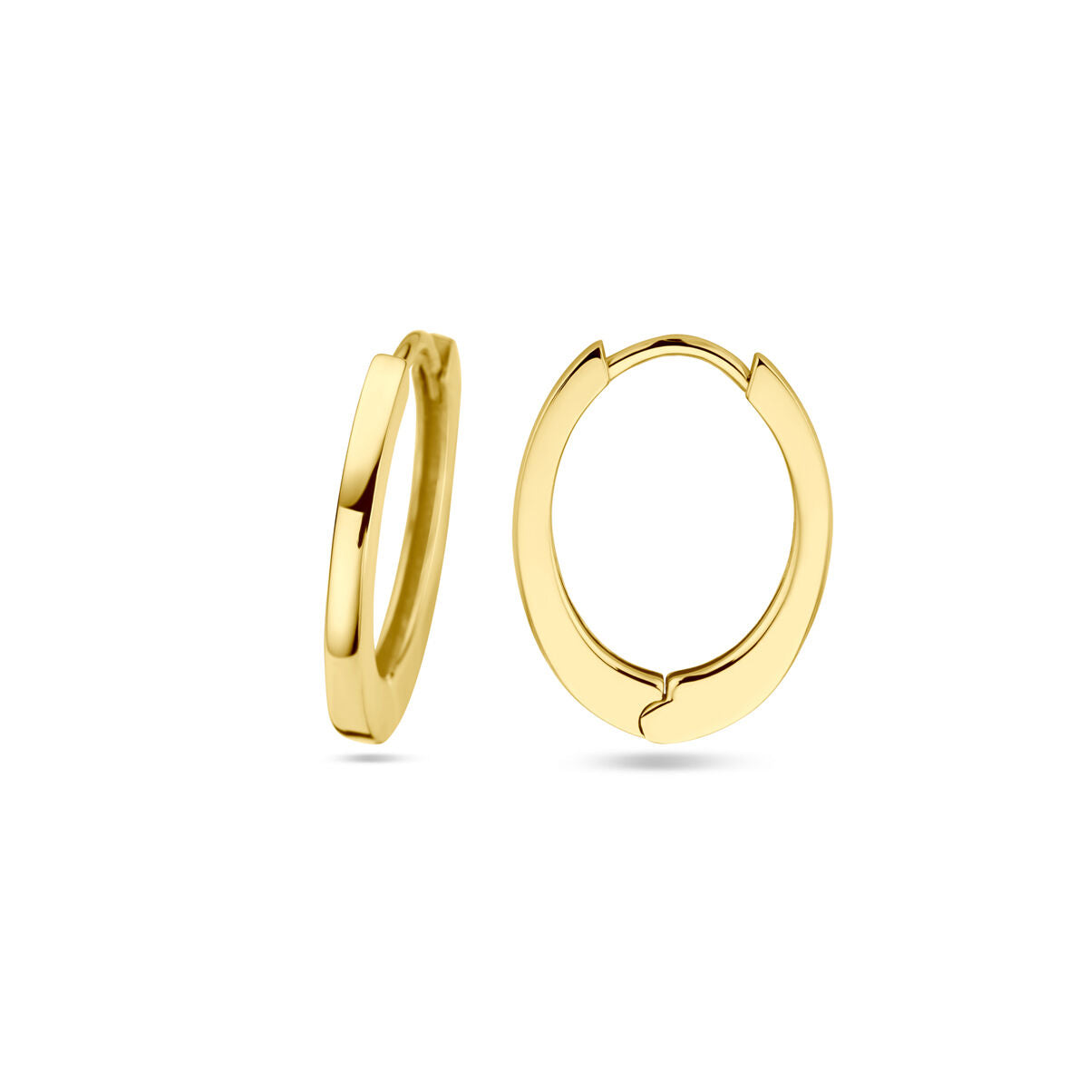 Aros de oro amarillo de 14k – 17 mm
