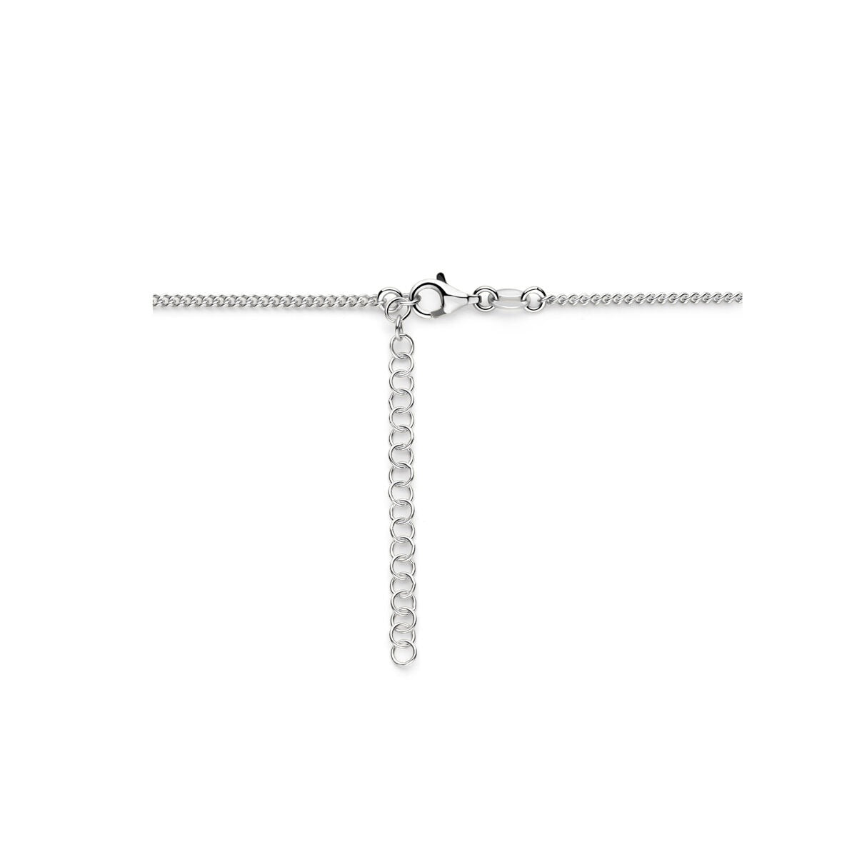 Collar de plata – rodiado en plata 925 con doble grosor de eslabón