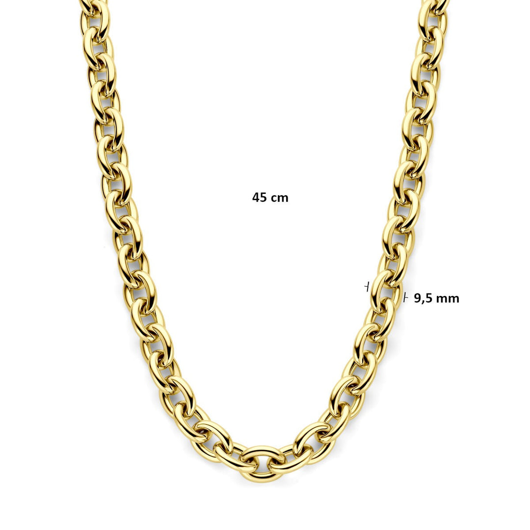 Gouden Collier 14k Anker Schakel – Dames