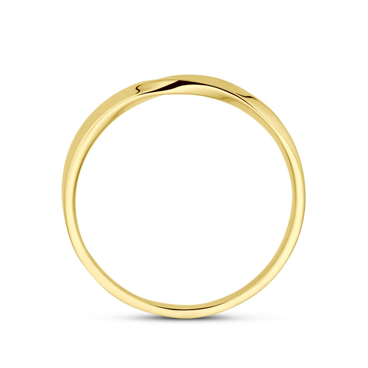 Anillo de mujer en oro amarillo de 14k – 2.5mm de ancho
