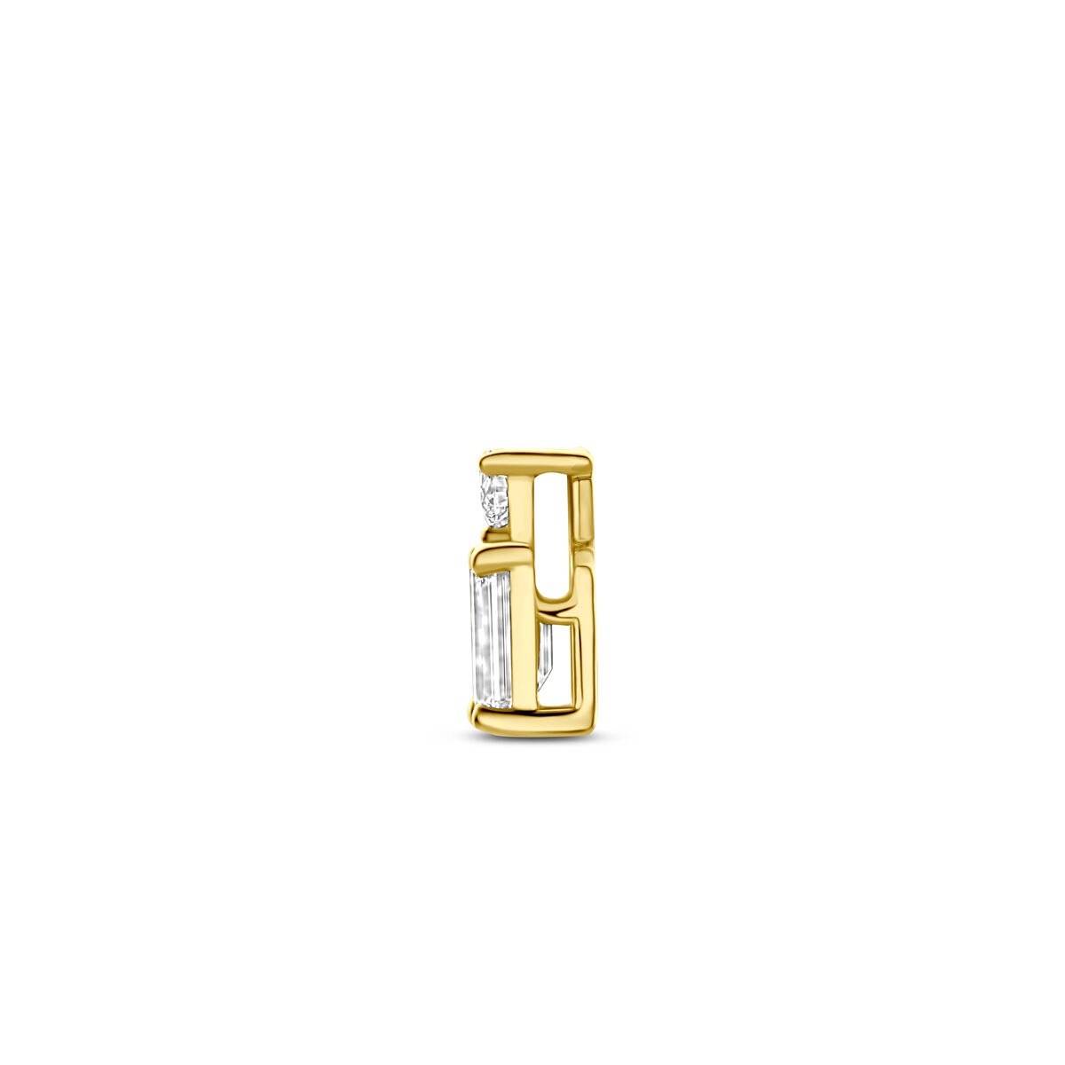 colgante de oro amarillo 14k con diamante cultivado en laboratorio 0,33 ct