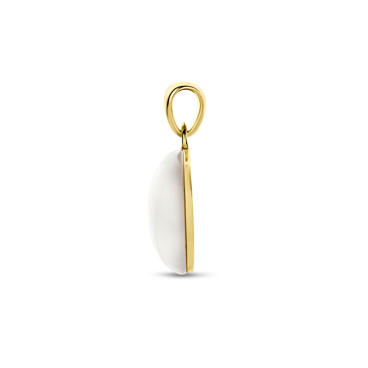 colgante de oro amarillo con nácar 14 mm