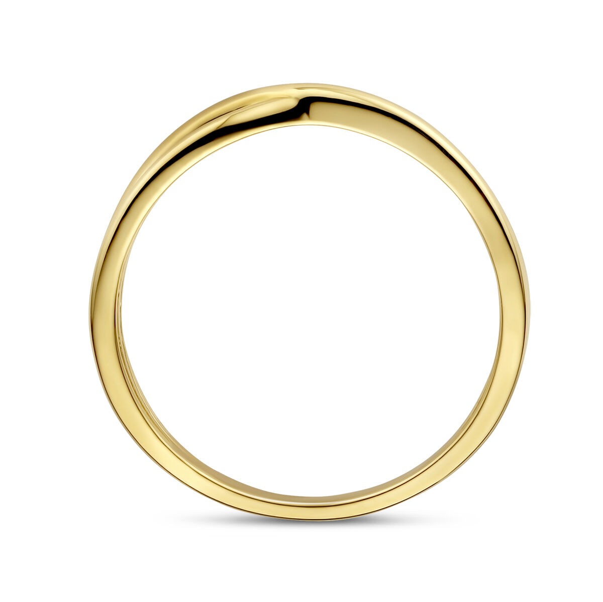 Anillo de oro amarillo 3.5 mm