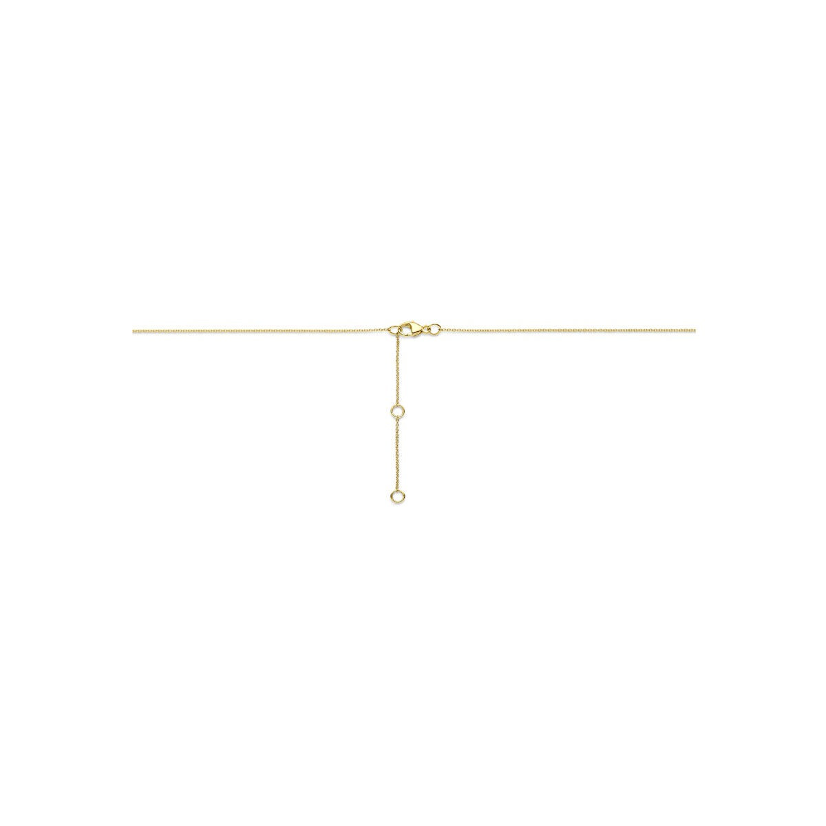 Collar de oro de 14k con diamante cultivado en laboratorio