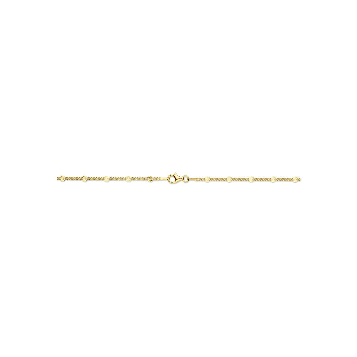 Collar chapado en oro de plata 925 en y