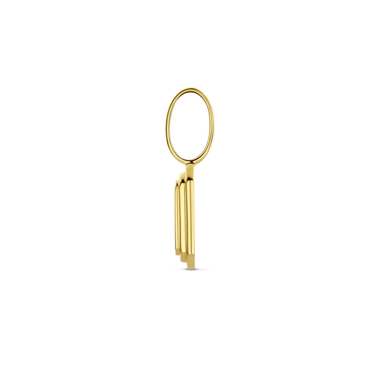 colgante de grabado en oro amarillo de 14k – elegante y personal en formato miniatura