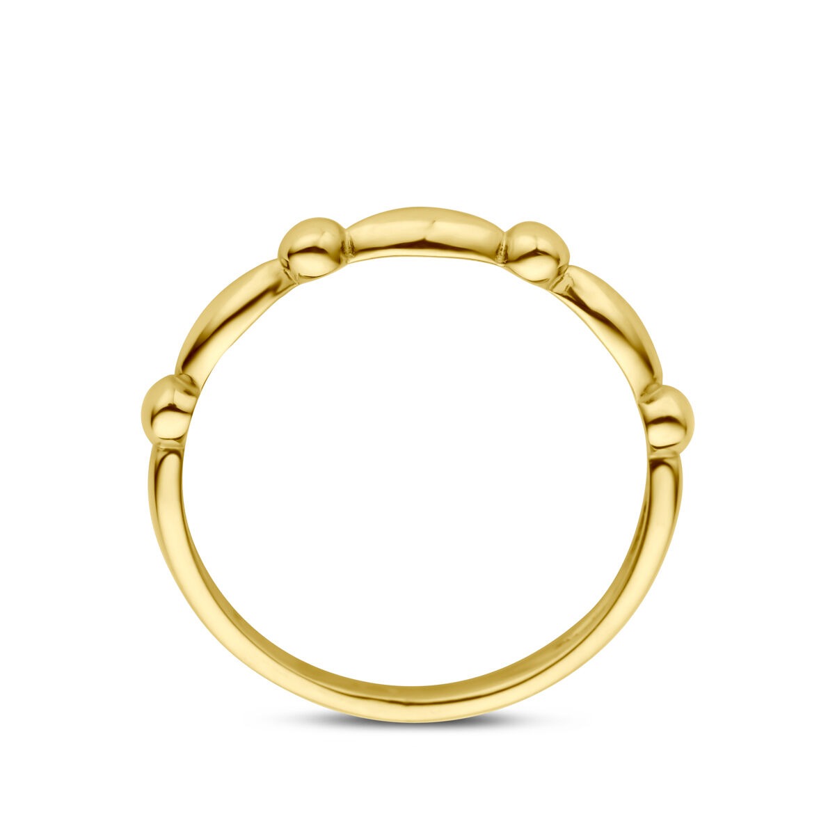 anillo de mujer de oro amarillo de 9k