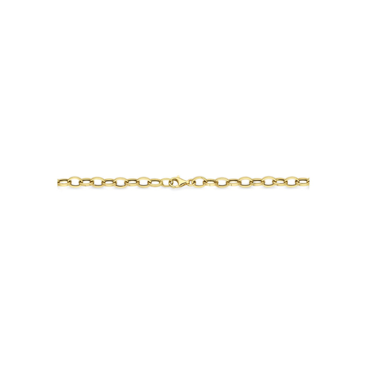 collar Y de oro amarillo de 14k