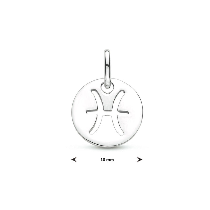 colgante signo zodiacal 13 mm plata rodiada
