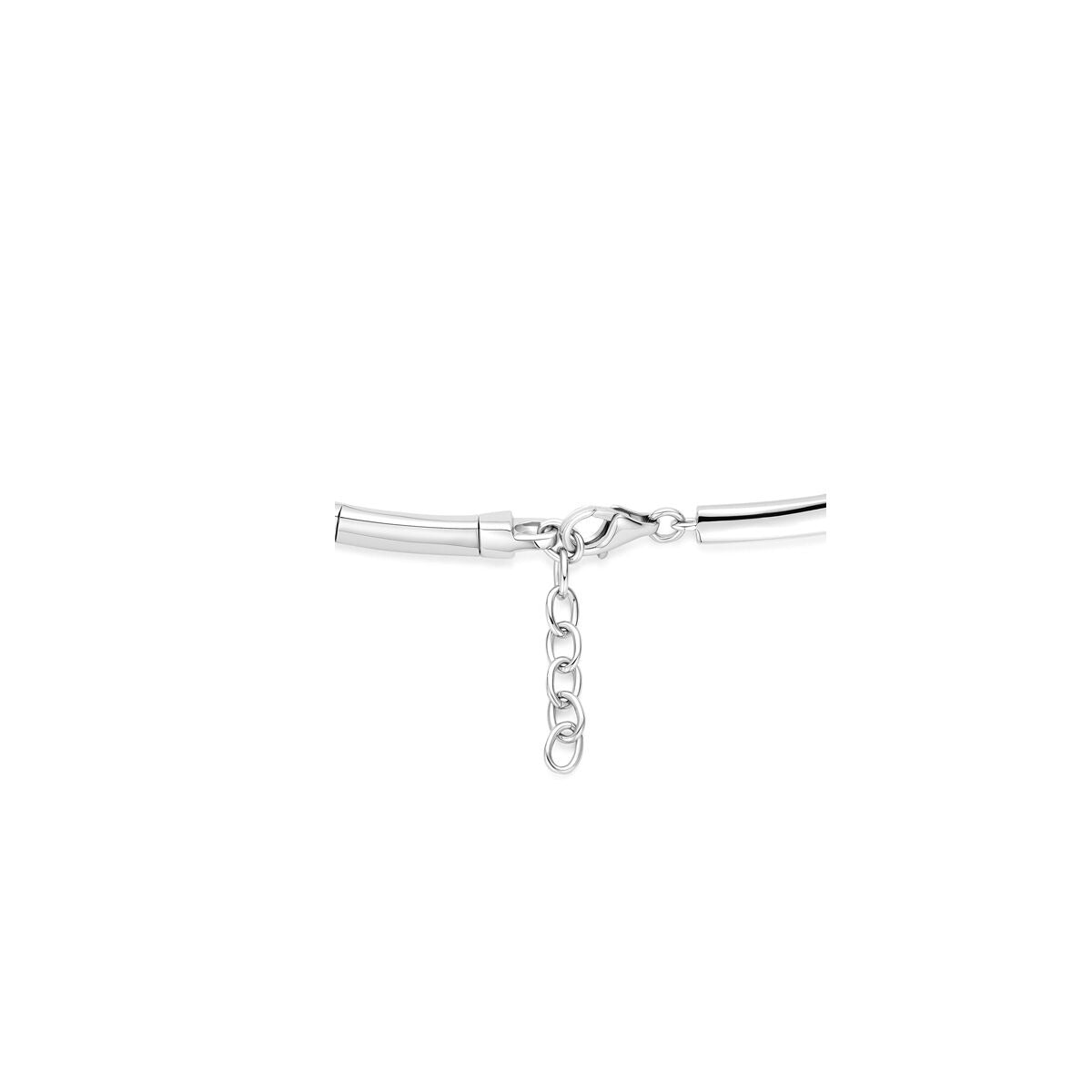 Collar de plata 925 rodiado con circonitas