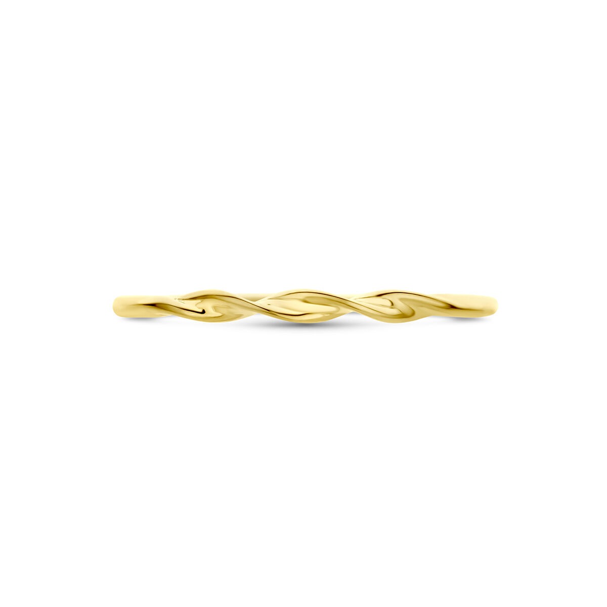9k Geelgouden gedraaide ring