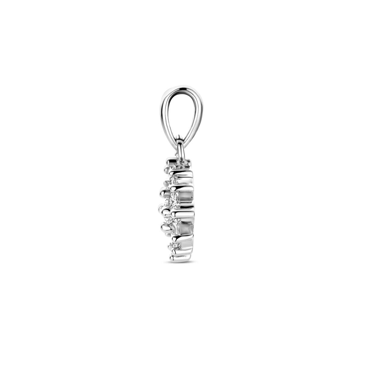 Colgante de plata con circonitas – plata 925 rodiada