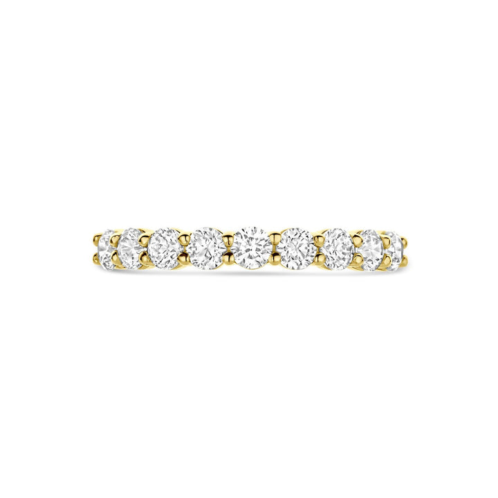 Gouden ring met zirkonia – 14k geelgoud