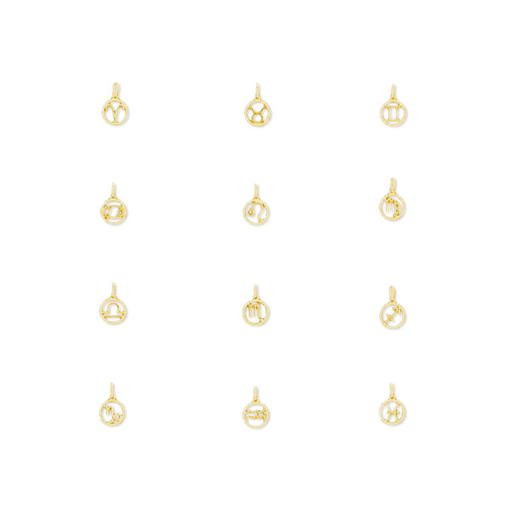 14k Geelgouden sterrenbeeld hanger