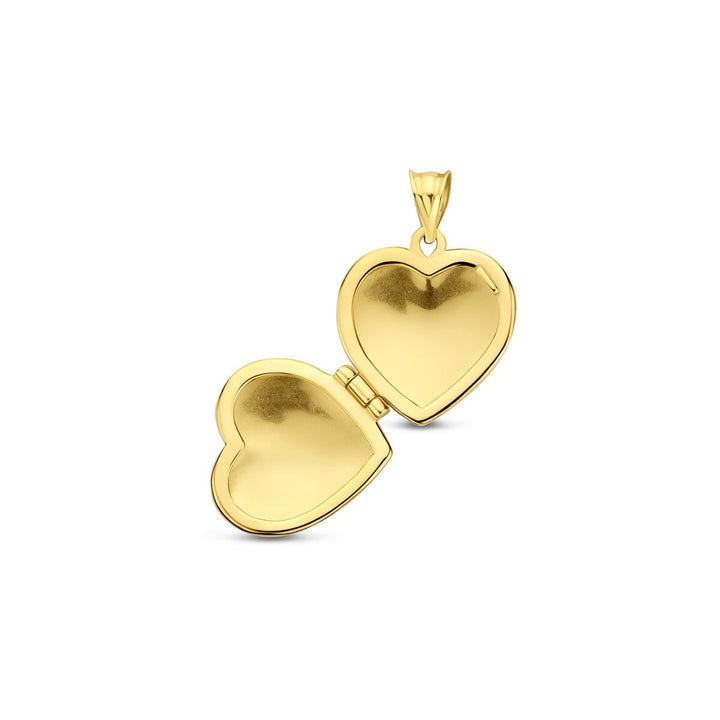 14k Geelgouden Hartjes Medaillon 15 mm