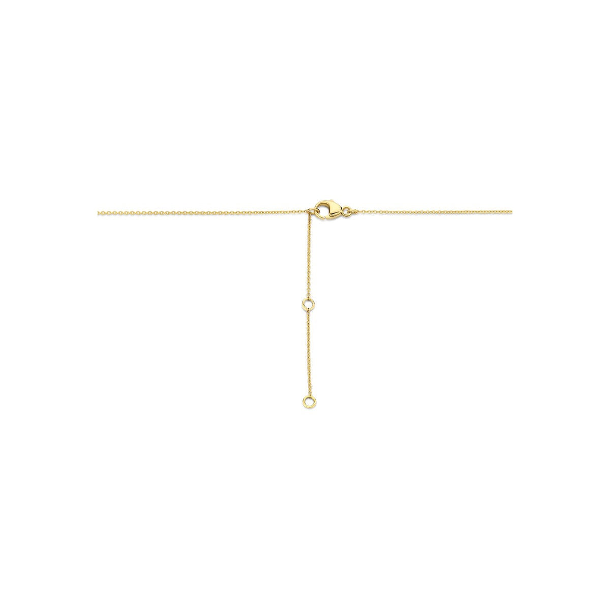 collar de oro amarillo con diamante 0.15ct