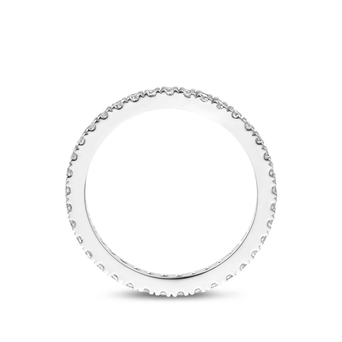 Anillo de plata 925 rodiado con circonitas