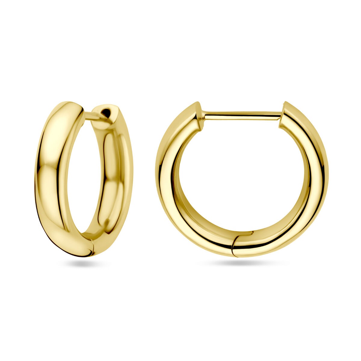 Aros de mujer de oro de 14k – 19 mm