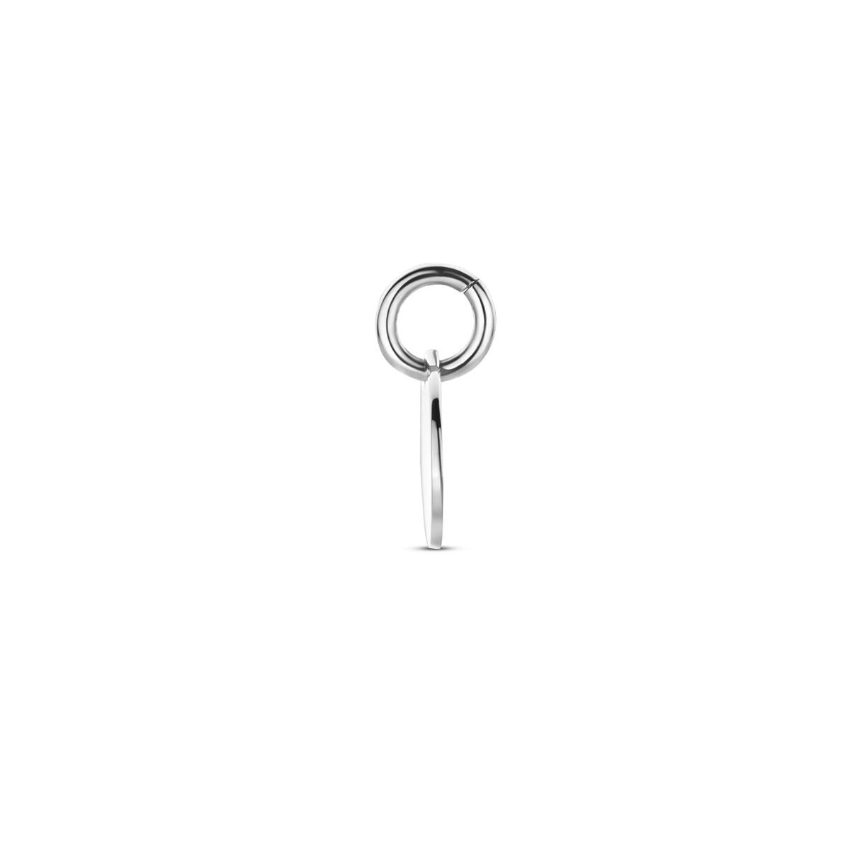 Colgante de grabado de plata 925 rodiada