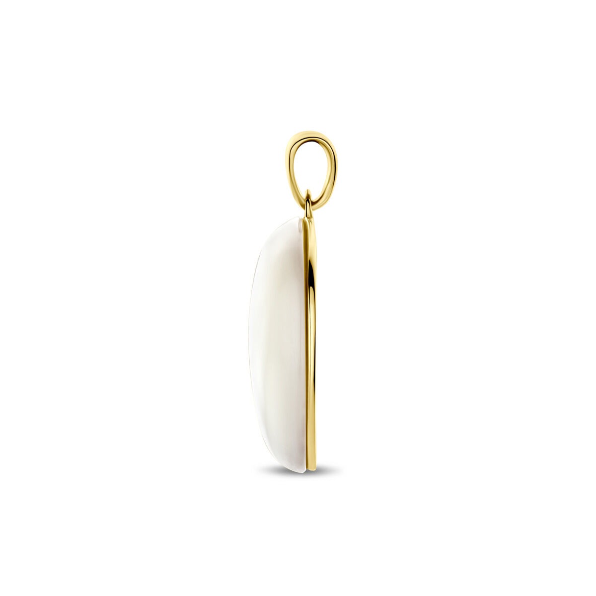 colgante de oro amarillo con nácar 20 mm