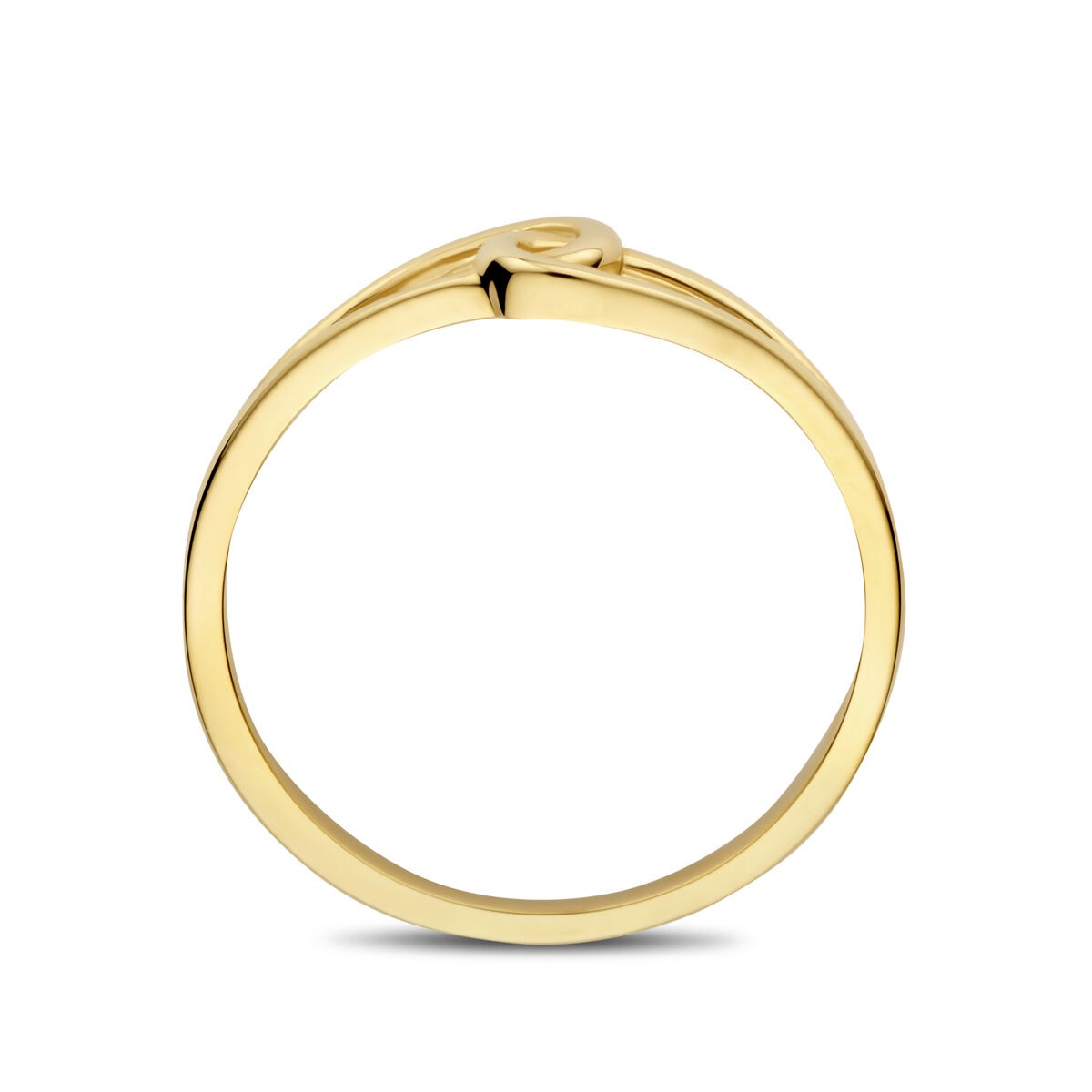 Anillo de oro amarillo 5 mm
