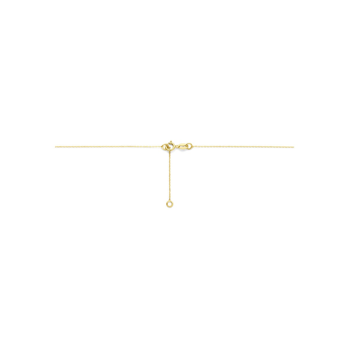 collar chapado en oro amarillo con bolitas