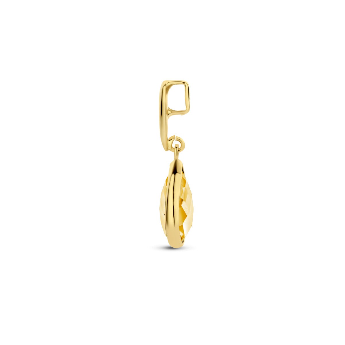 colgante de oro amarillo 9k con citrino