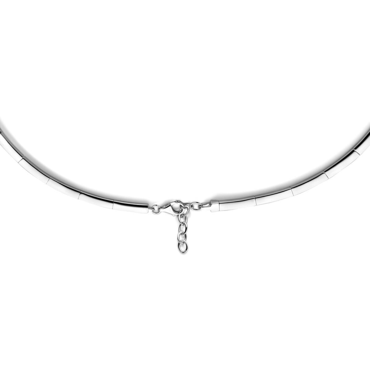 Collar de plata 925 rodiado con circonitas