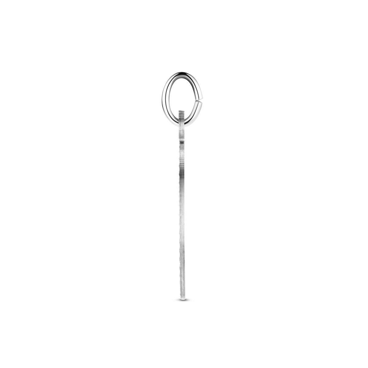 Colgante de grabado en plata – Plata 925 rodiada 26 mm