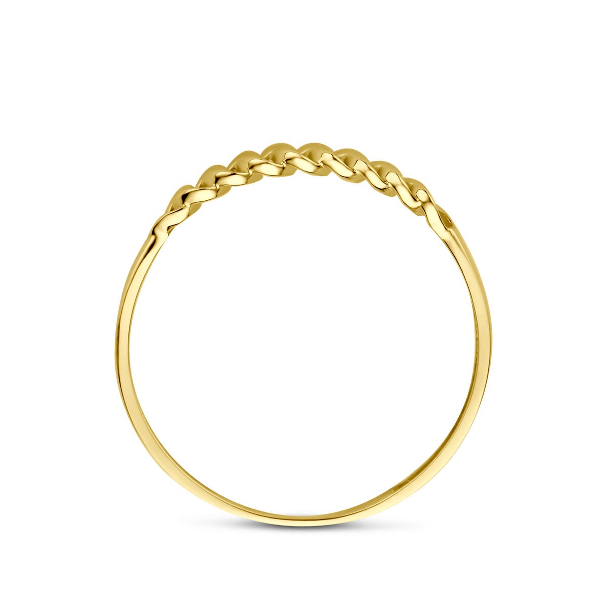 anillo de oro amarillo 4.5mm