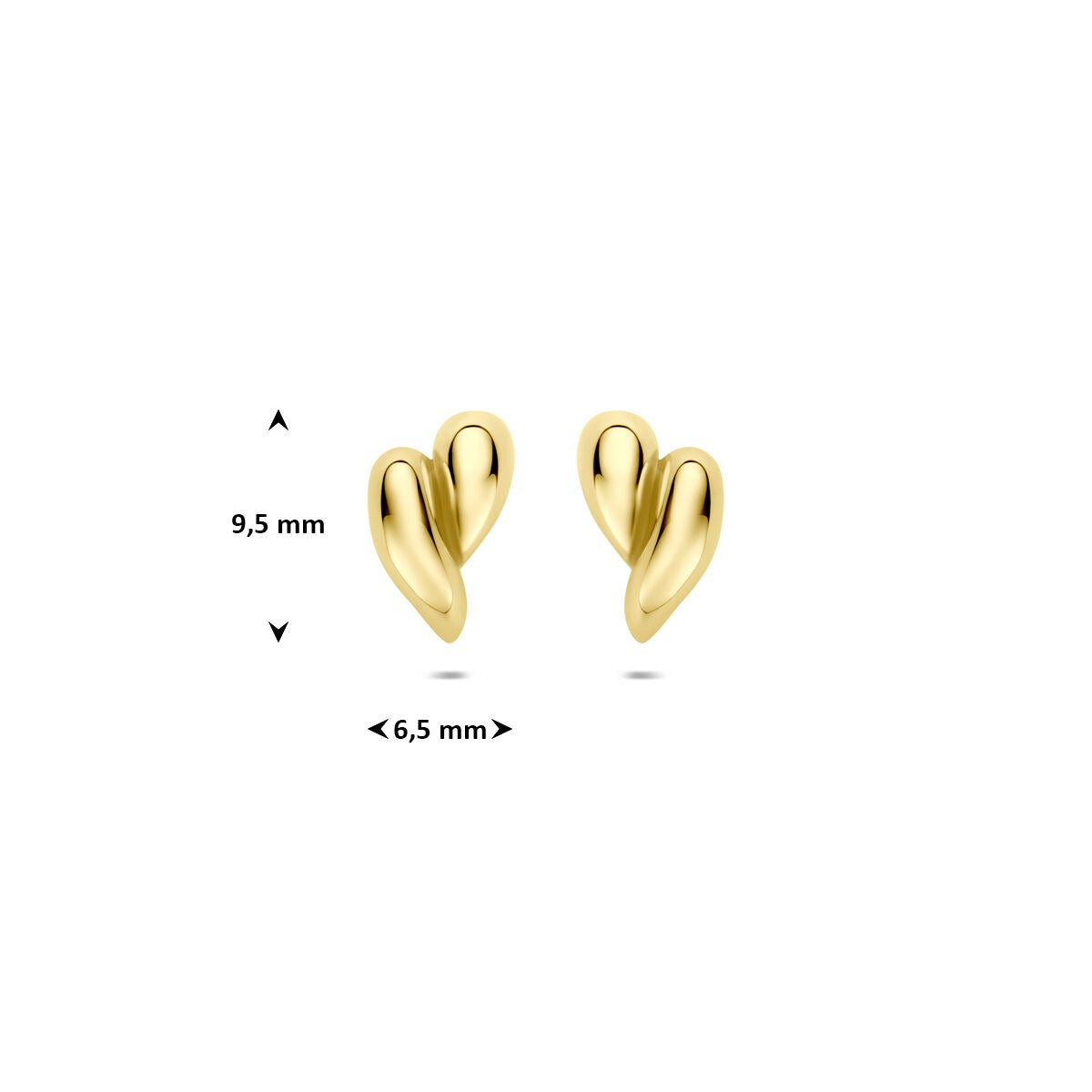 aros de oro amarillo de 9k