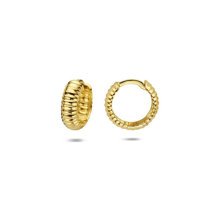 14k geelgouden klapoorringen