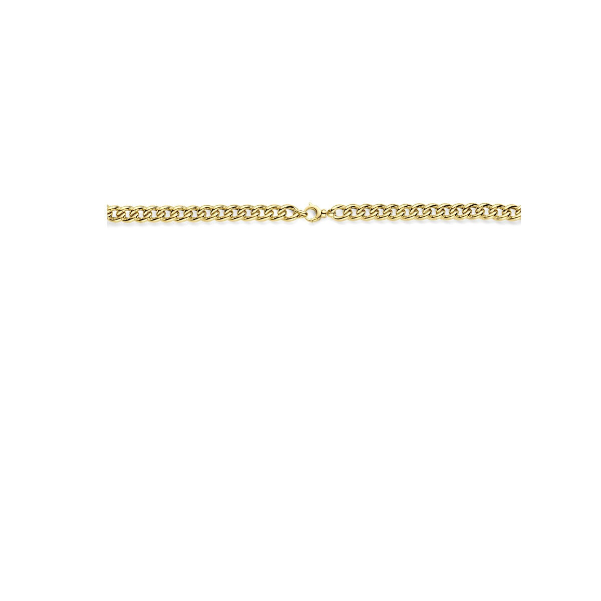 Collar de oro bicolor amarillo y blanco con diamante