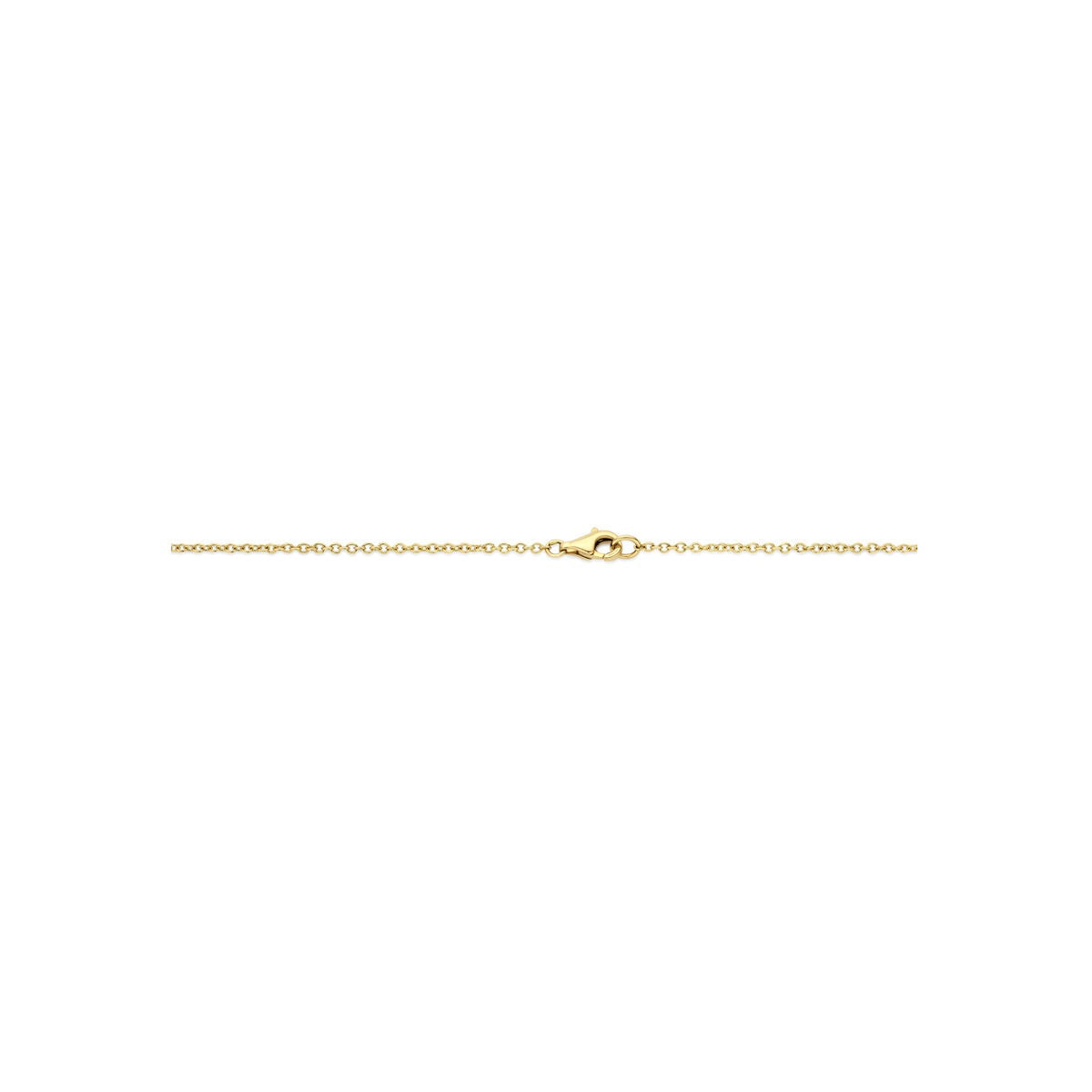 Collar de oro bicolor con diamante 0.80ct