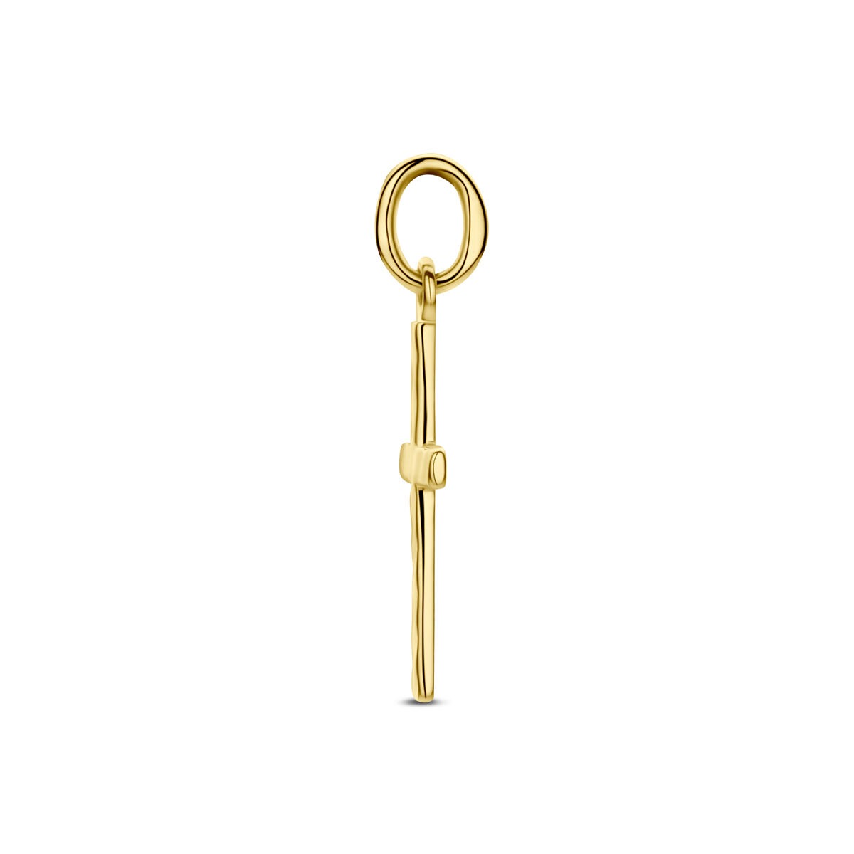 colgante de oro amarillo con cruz
