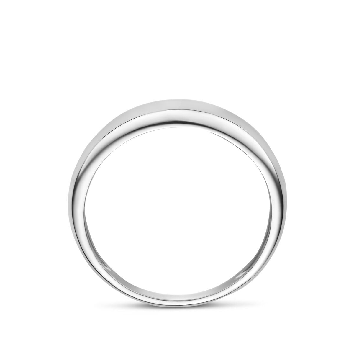 anillo de plata rodiado
