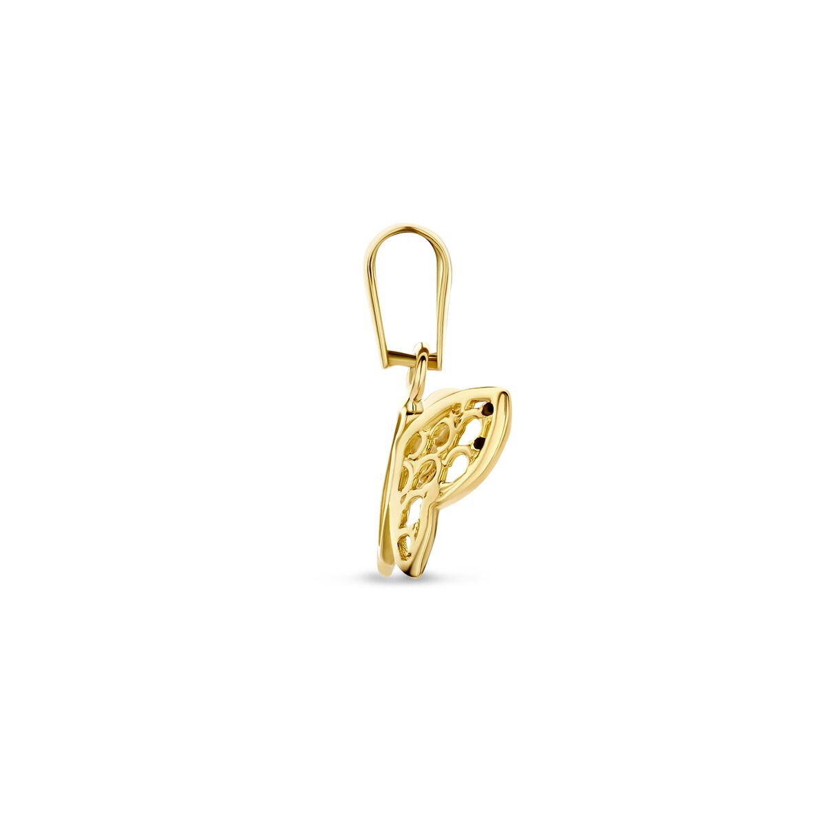 Charm mariposa de oro amarillo 9k
