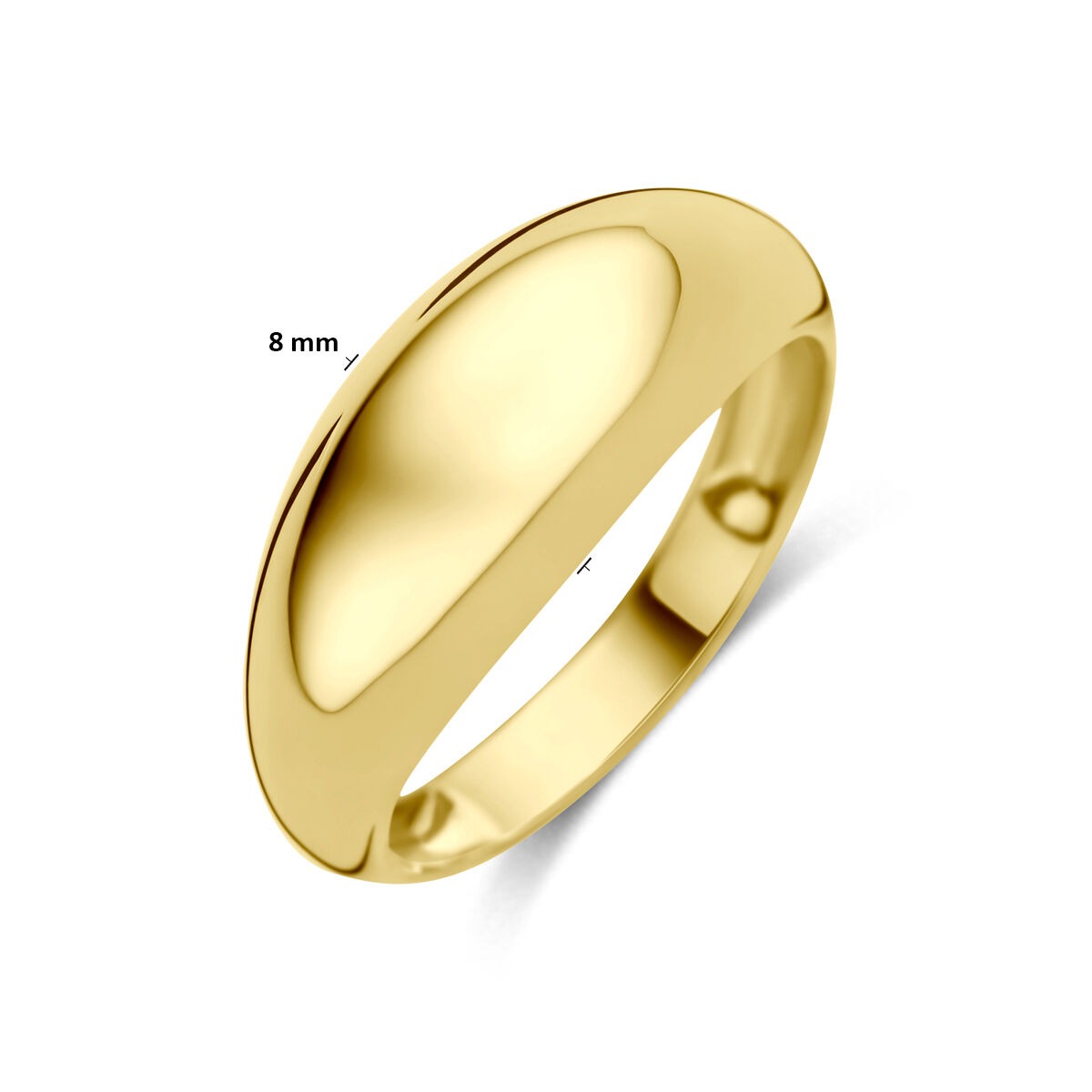 anillo de mujer de oro amarillo de 14k