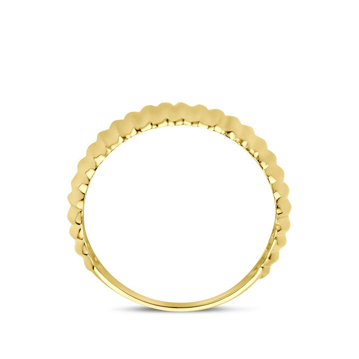 14k Geelgouden ring 8 mm
